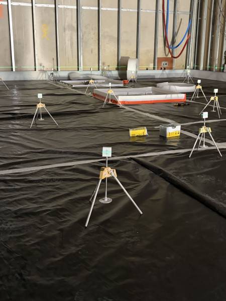 Réalisation de chape P4S Agilia Force fibrée au Château La Coste , Le Puy-Sainte-Réparade, vaucluse