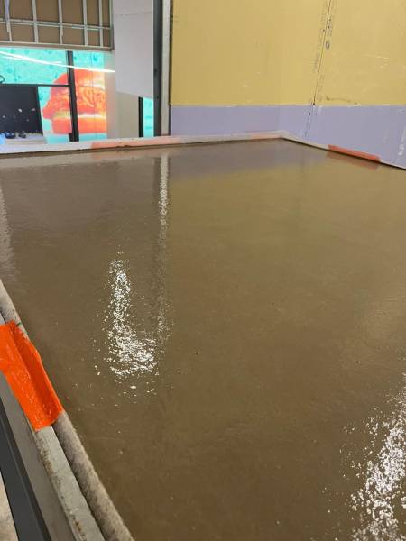 Réalisation d’un micro béton pour sol commercial